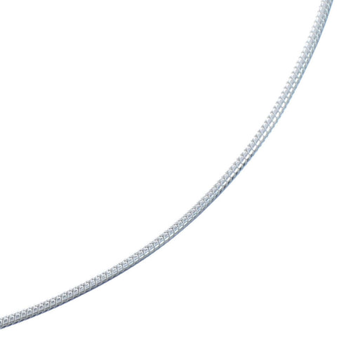 Sterling Silver 20" Italian Snake Chain Necklace KX120884